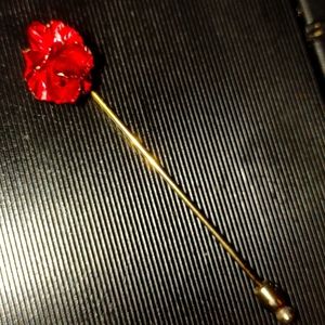 1950s vintage Rose stick pin / brooch
